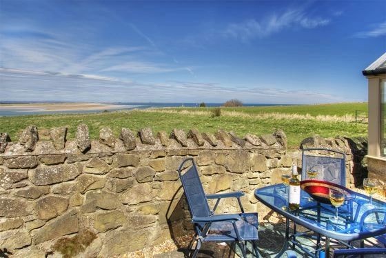 Cosy sitting area at Seal Waters Cottage